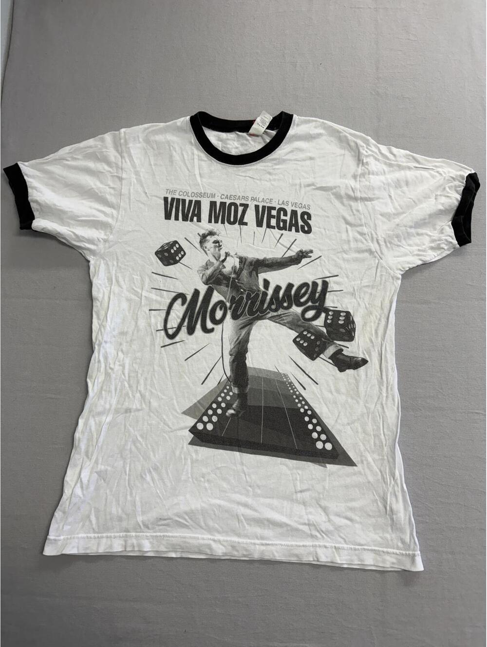 The Smiths Morrissey Residency Ringer Shirt Viva Moz Vegas M